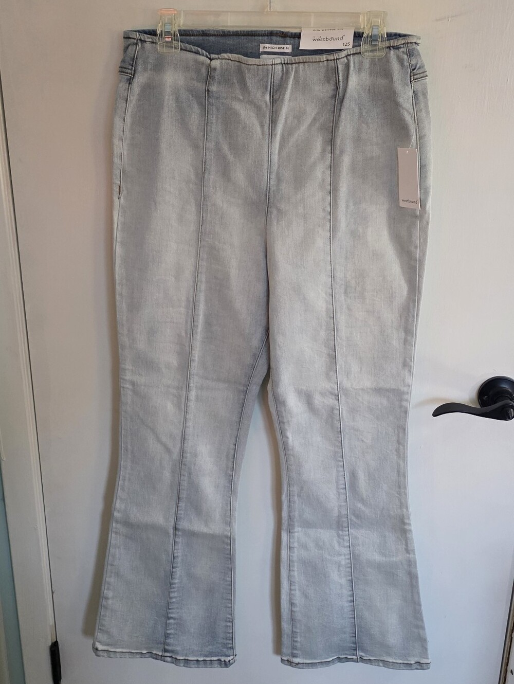 Westbound The Seamed Flare High Rise Flare Leg Jean